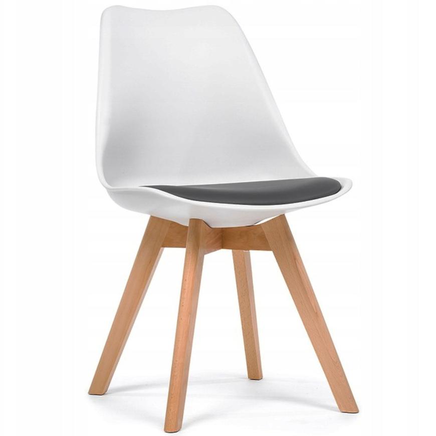 Židle Lugano Bílý/Šedá BAUMAX