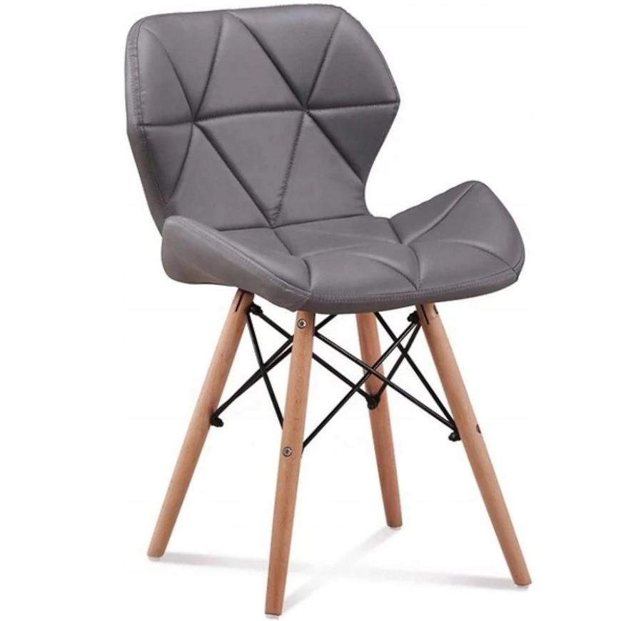 Židle Malta Šedá Eko BAUMAX