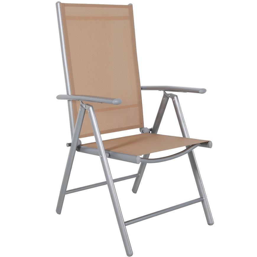 Židle se 7 polohami Porto taupe BAUMAX