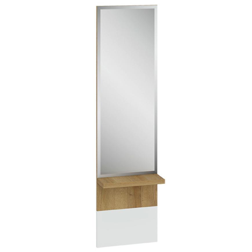 Zrcadlo Gloss 40cm Bílý Lesk/Dub Riviera BAUMAX
