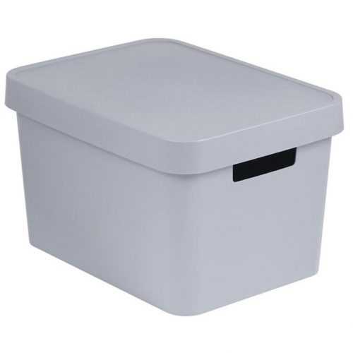 Box s víkem Infinity 17l 229241 sv. šedý Baumax