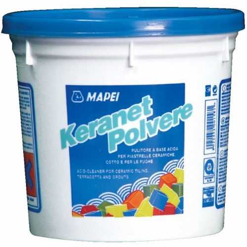Čisticí přípravek na keramické obklady a dlažby Mapei Keranet Práskový 1 kg Mapei