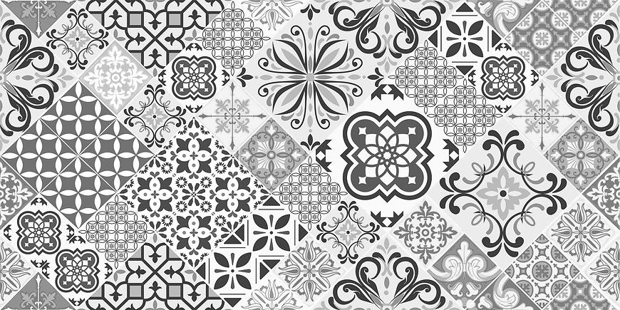 DEKOR SICILIA PATCHWORK 25/50 AQUAMERCADO