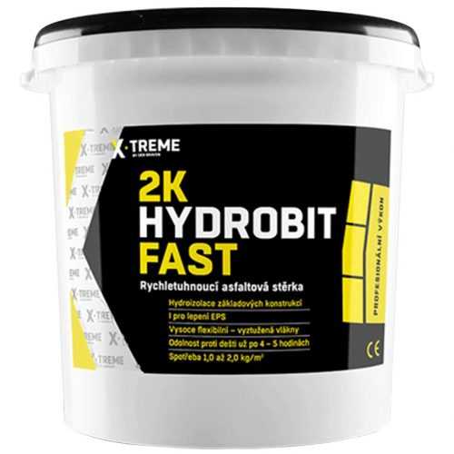 Den Braven 2K Hydrobit Fast – Rychletuhnoucí asfaltová stěrka 15 kg Den Braven
