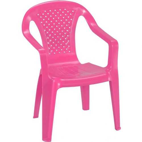 Dětská židlička růžová Baumax