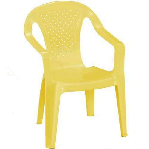 Dětská židlička žlutá Baumax