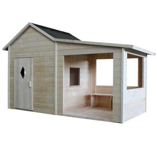 Dřevěný dětský domeček Amarillys 264x127x163cm Baumax