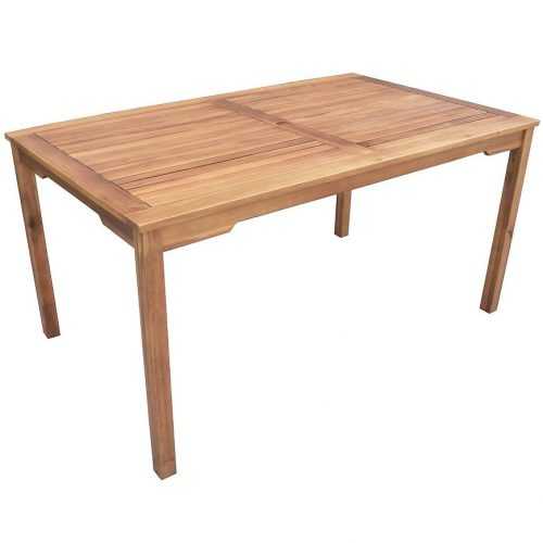 Dřevěný obdélníkový stůl 150x90x75 cm Baumax