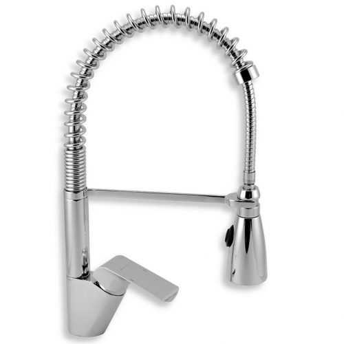 Dřezová baterie se sprškou KVADRO chrom NOVASERVIS 35481 Novaservis