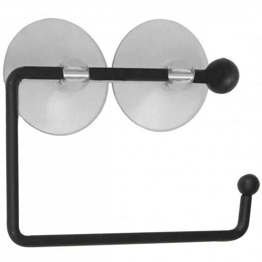 Držák toaletního papíru černý Baumax