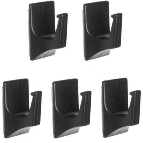 Háček plastový černý 5ks rct Baumax