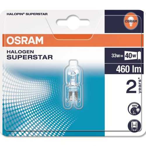 Halogenová žárovka G9 SST 33W 230V 66733ECO Baumax