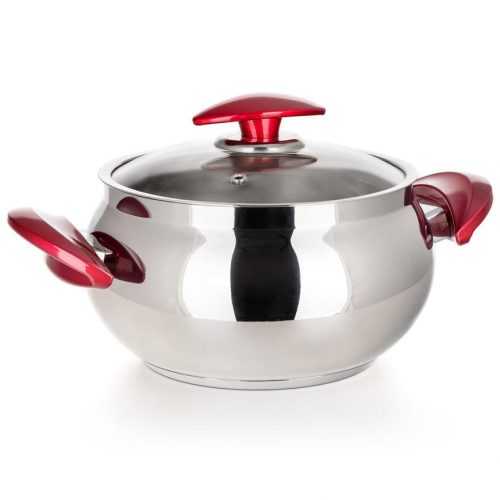 Hrnec nerez Vista červ. 26x16cm 7.8l 48727177 Baumax
