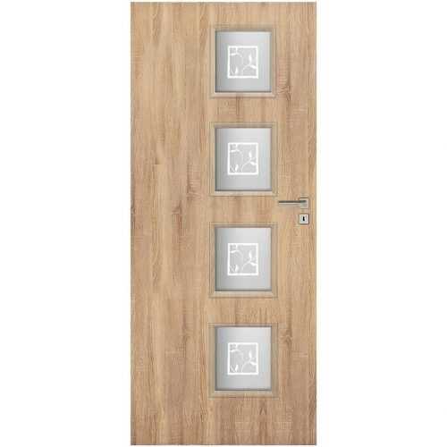 Interiérové dveře Kwadro2 4*4 60L dub sonoma Baumax