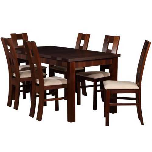 Jídelní Set Parys 1+6 St28 160x80+40 +W29 Orech Baumax