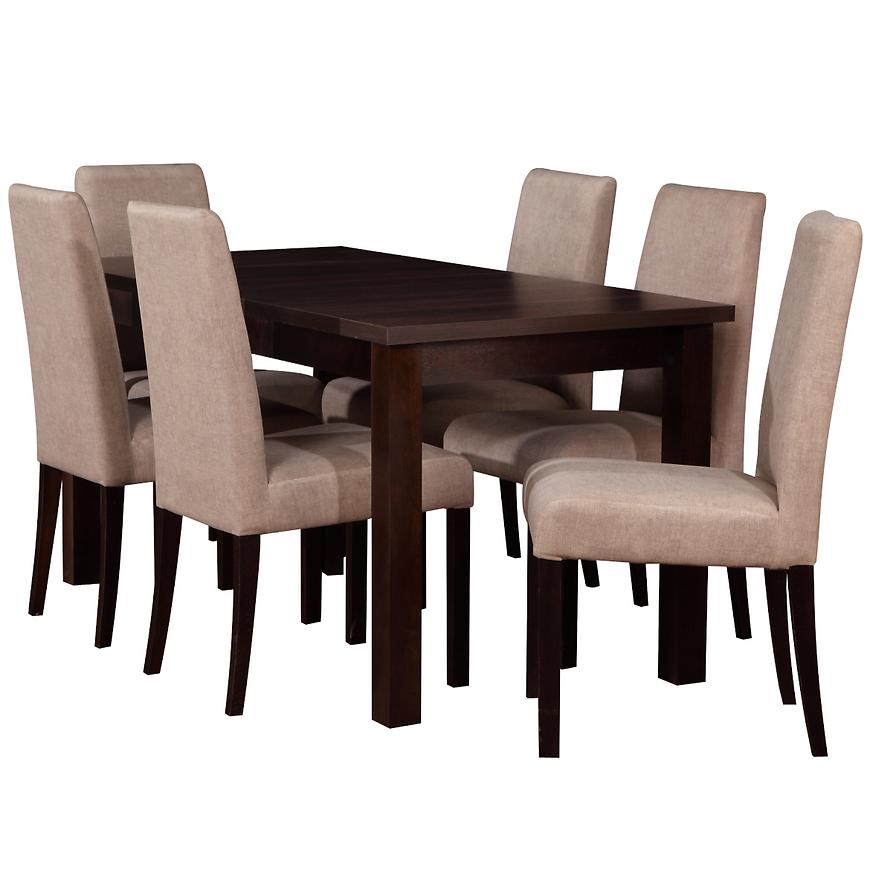 Jídelní set Jowisz 1+6 St28 160x80+40 W127 Ořech Esito1 Baumax