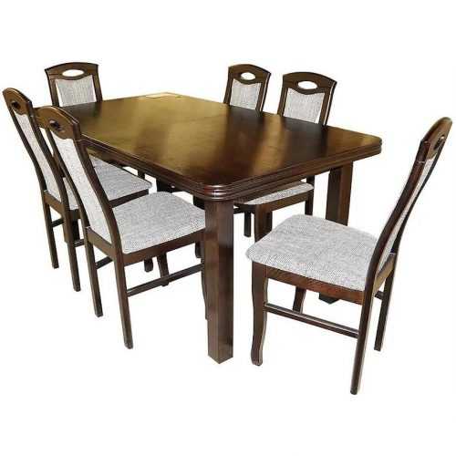 Jídelní set Sofia 1+6 st14 160/90+40f wenge w49 tap.a8 Baumax