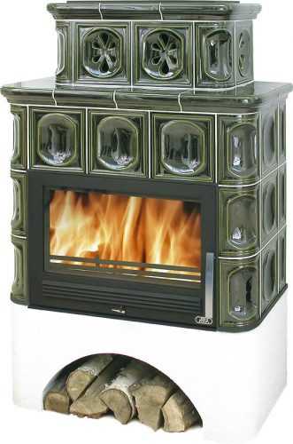 Kachlová kamna Karelie 5-15kW zelená ABX