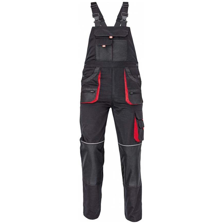 Kalhoty laclové FF Carl be-01-004 černá/červená 56 Cerva