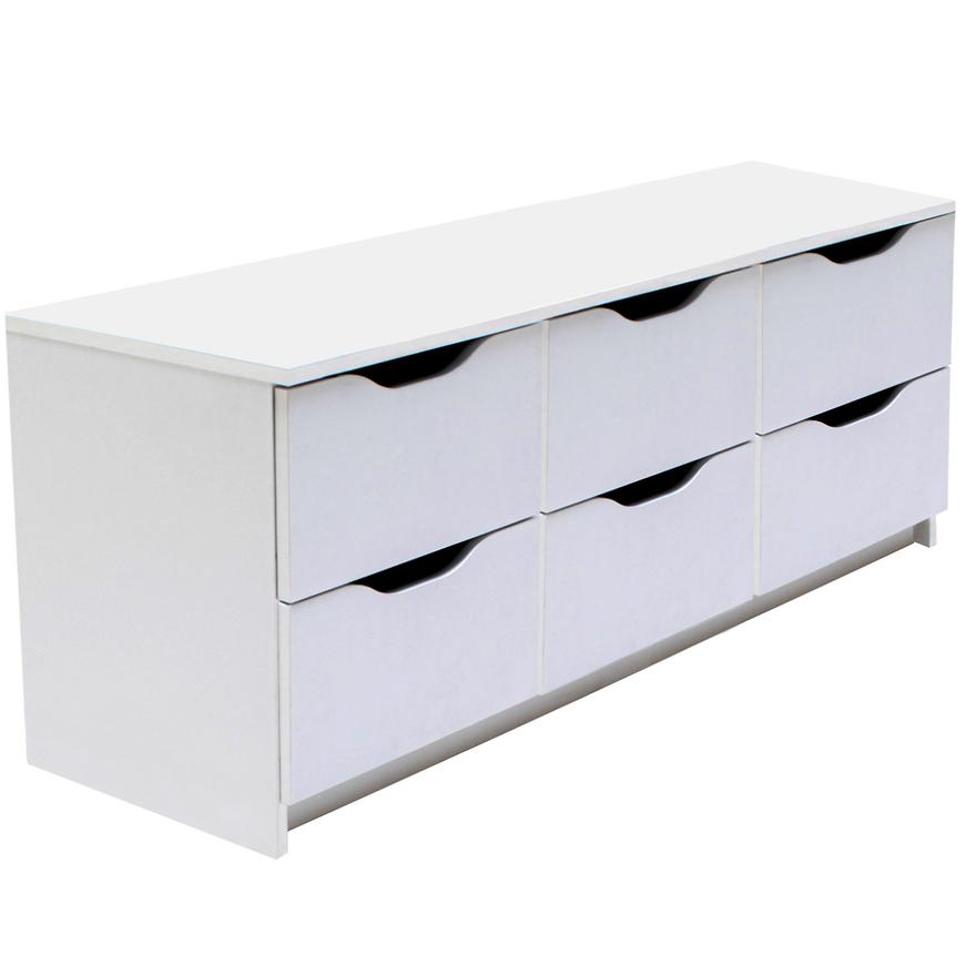 Komoda Alexo 6s Bílý Mat Baumax
