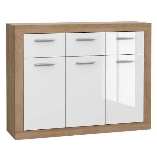 Komoda Baccio 3d3s 118cm Dub Riviera Baumax