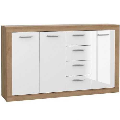 Komoda Baccio 3d4s 143cm Dub Riviera Baumax
