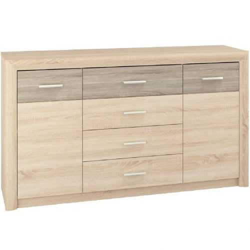 Komoda Castel 165cm Dub Sonoma/ Sonoma Lanýž Baumax