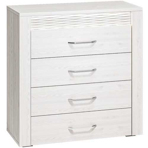 Komoda Clermont 92cm 09 Sněhová Borovice Baumax