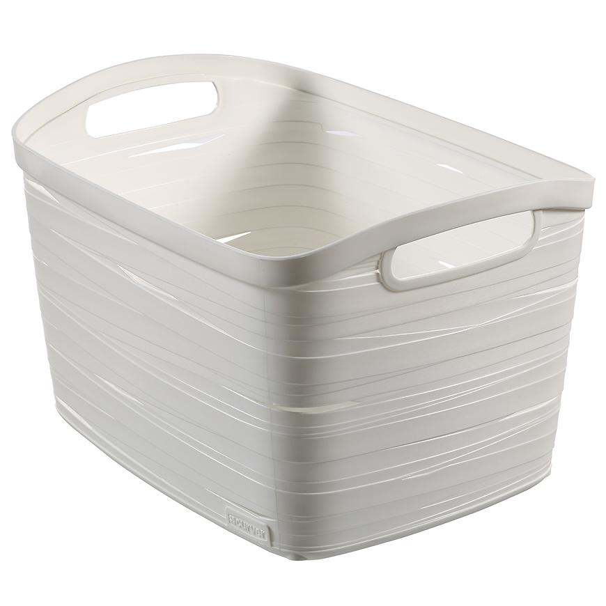 Koš L Ribbon 21L 221154 bílý