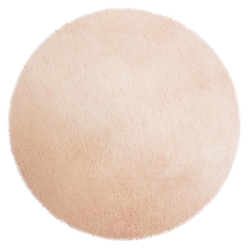Koupelnový kobereček Skin kulatý 70cm růžový Baumax