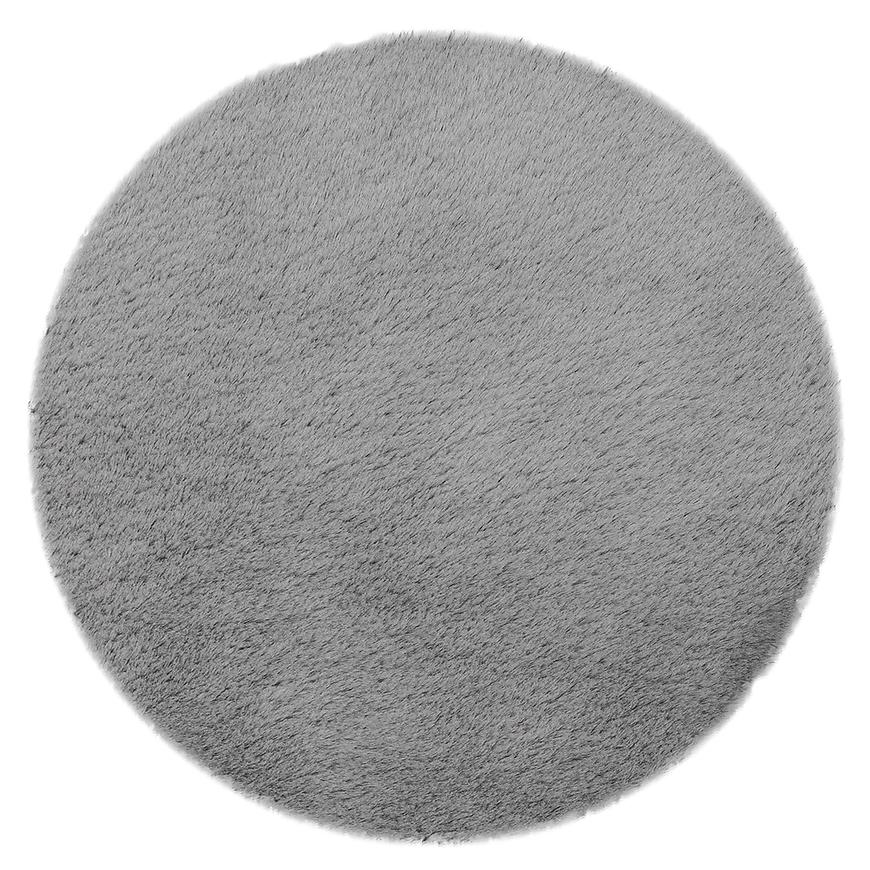 Koupelnový kobereček Skin kulatý 70cm šedý Baumax