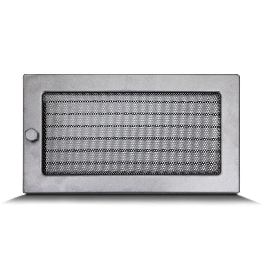 Krbová mřížka 17X30 grafit se žaluzií Baumax