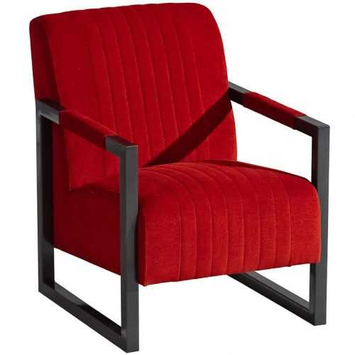 Křeslo John Orion 10 Boczki Metal Czerw. Baumax