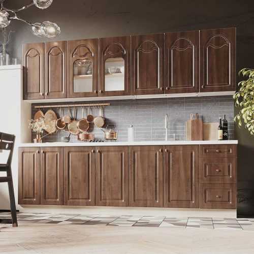 Kuchyňská linka Dagna Dub Tajga Tmavý 260 Bez Pracovní Deskou Baumax