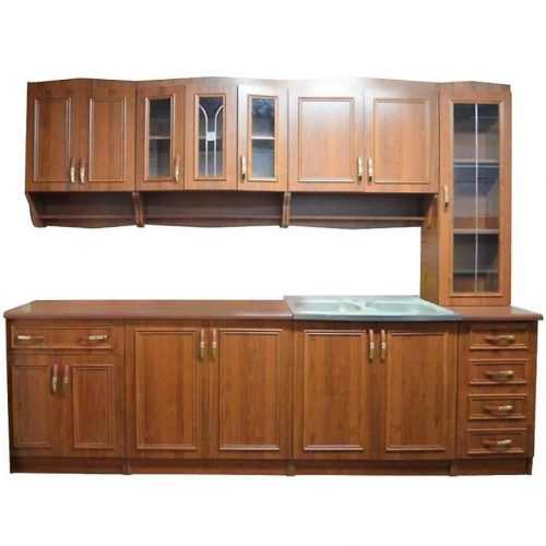 Kuchyňská linka Olek 260cm Mer. Ořech Baumax