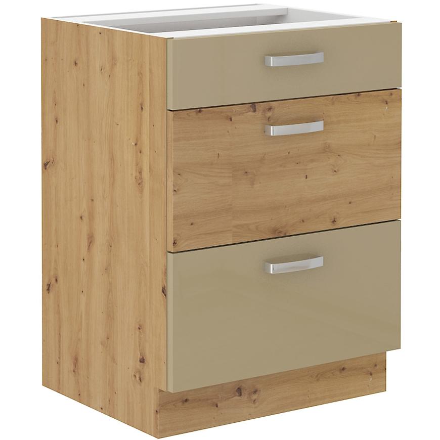 Kuchyňská skříňka Artisan Cappuccino 60D 3S BB Baumax