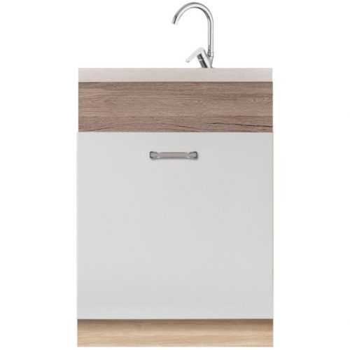 Kuchyňská skříňka Econo 11D Dub Sonoma/Bílý/San Remo Baumax