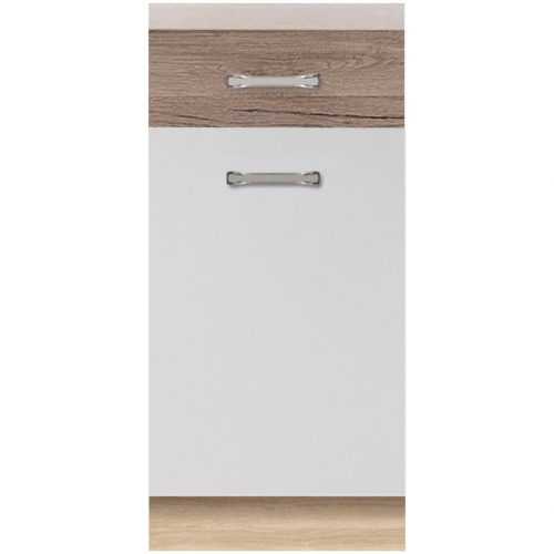 Kuchyňská skříňka Econo 2D Dub Sonoma/Bílý/San Remo Baumax