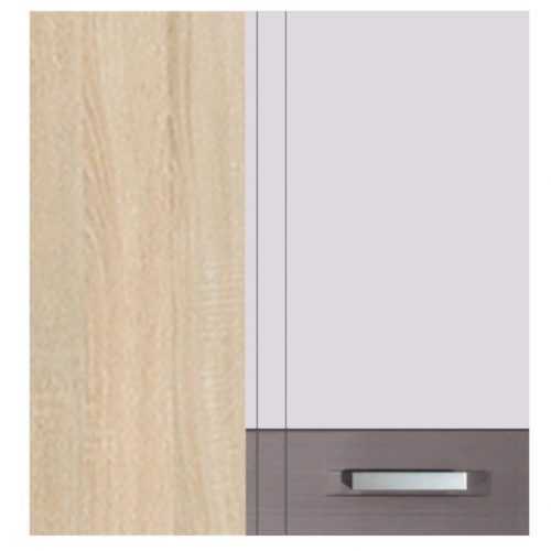 Kuchyňská skříňka Global 45G Dub Sonoma/Bílý/Šedá Baumax