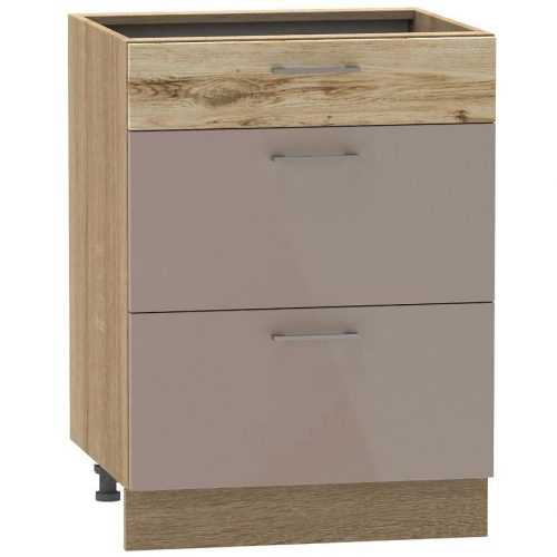 Kuchyňská skříňka Mocca D60 S/3 Macate Lesk Bb Baumax