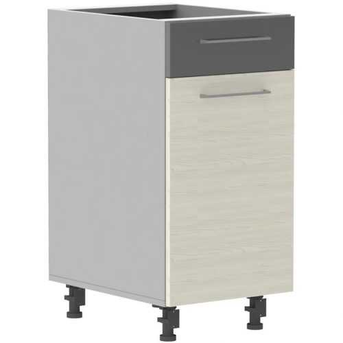 Kuchyňská skříňka Next D40S/1 L Bělená Douglaska/Antracitová Baumax