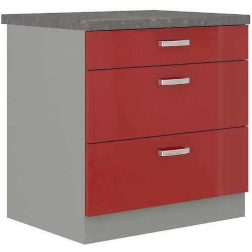 Kuchyňská skříňka Rose 80D 3S BB