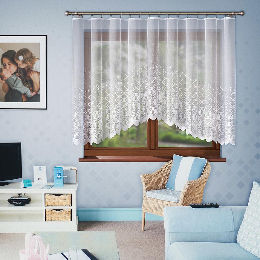 Kusová záclona G336/bílá/300x150 Baumax