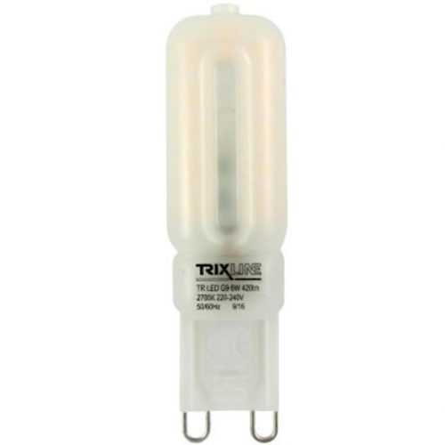 LED žárovka 6W G9 6500K 420lm Trixline