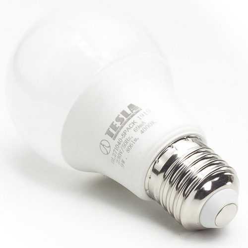 LED žárovka Bulb 9W E27 4000 K - 5 pack Tesla
