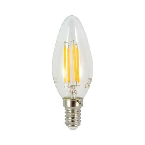 LED žárovka Filament svíce 5W E14 C35 2700K Trixline