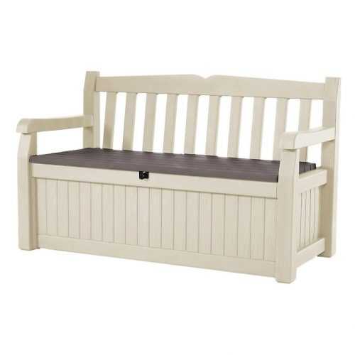 Lavice s úložným prostorem béžová Baumax