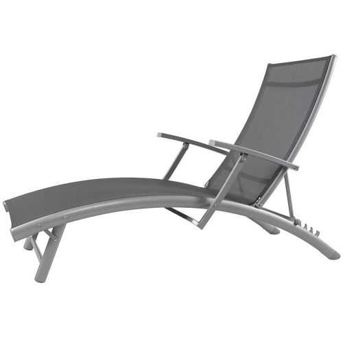 Lehátko Porto šedá Baumax