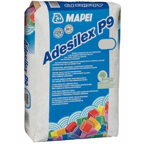 Lepidlo na obklady a dlažbu Mapei Adesilex P9 25 kg bílé Mapei