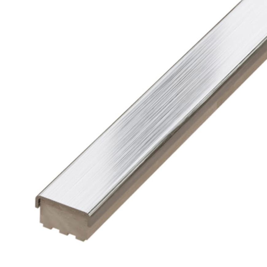 Lišta kovová INOX kartáčovaná 1